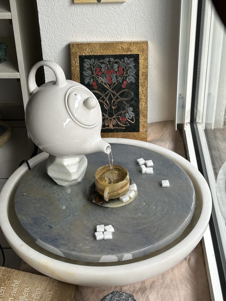 Kaffeekannen-Zimmerbrunnen