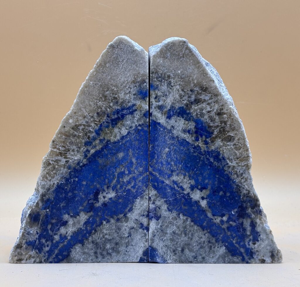 Buchstützen Lapislazuli